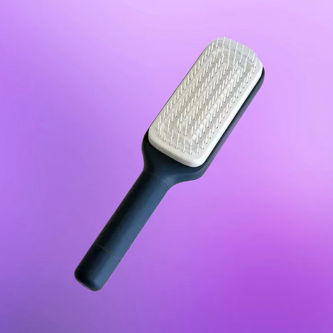 Self-Cleaning Hairbrush