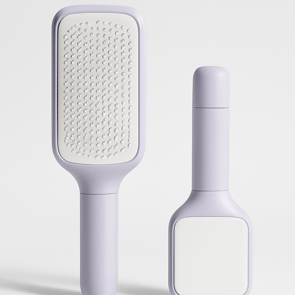 Self-Cleaning Hairbrush Care-Ful