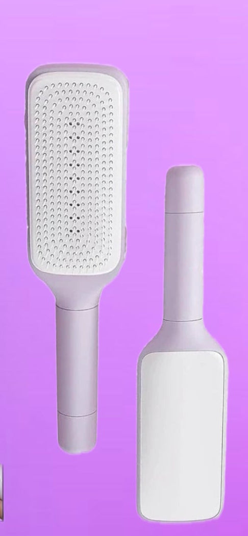 Self-Cleaning Hairbrush